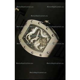 Richard Mille RM057 Tourbillon Jackie Chan Swiss Replica Watch in Titanium Case