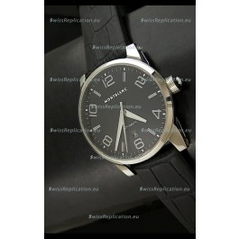 Mont Blanc Timewalker Swiss Automatic Watch in Black Dial - Ultimate Mirror Replica