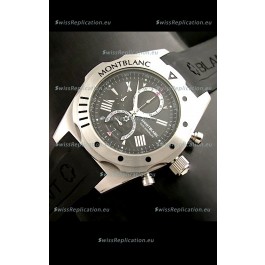 Mont Blanc Star Japanese Watch in Black Dial