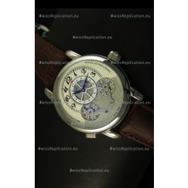Mont Blanc Nicolas Riessec Stainless Steel Case in White Dial