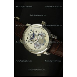 Mont Blanc Nicolas Riessec Stainless Steel Case in White Dial