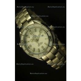 Omega Seamaster Planet Ocean Liquidmetal Midsized 36MM Swiss Watch