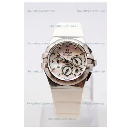 Omega Constellation Ladies Chronograph Replica Watch - 35MM