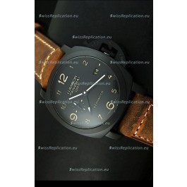 Panerai Luminor PAM441 GMT 1950 3 Days Power Reserve Swiss Watch in Ceramic Case
