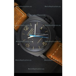 Panerai Luminor PAM00580 1950 3 Days Chrono Flyback Ceramica Watch P.9100 Movement
