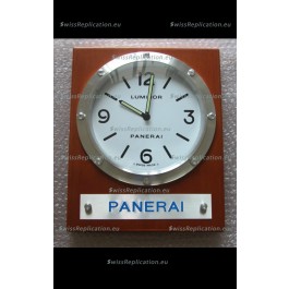 Panerai PAM255 Teak Wood Wall Clock Black Dial - 1:1 Mirror Replica