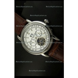 Patek Philippe Complications Tourbillon Japanese Replica Watch in Steel