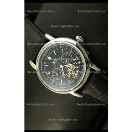 Patek Philippe Complications Tourbillon Japanese Replica Watch in Steel