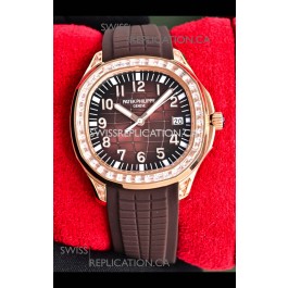 Patek Philippe Aquanaut 5167 Rose Gold Brown Dial 38.5MM Watch
