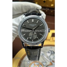 Patek Philippe Calatrava 6119G Stainless Steel Grey Dial Super Clone Watch 