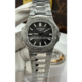 Patek Philippe Nautilus 5711/1500A Black Dial Children Action Super Clone Watch 