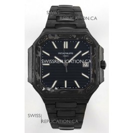 Patek Philippe Cubitus Carbon Casing Black Dial Super Clone Watch 