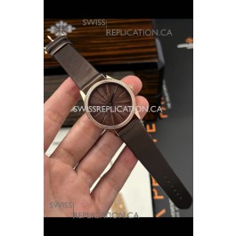 Patek Philippe Calatrava 4997 Rose Gold Brown Dial Super Clone Watch 