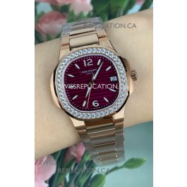 Patek Philippe Nautilus 7010/1R-013 Rose Gold Super Clone Watch 