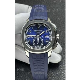 Patek Philippe Aquanaut 5968 Steel Case Blue Dial Super Clone Watch 