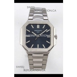 Patek Philippe Cubitus 7128 904L Steel Casing Black Dial Swiss Replica Watch