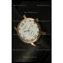 Patek Philippe Calatrava Rose Gold Diamonds Hour Markers
