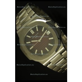 Patek Philippe Nautilus 5711 Jumbo Swiss Watch Burgundy - 1:1 Ultimate Mirror Replica
