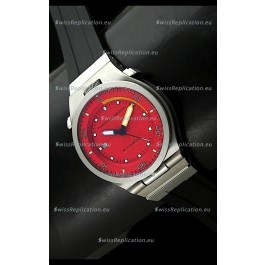 Porsche Design Diver Swiss Titanium Watch in Red Dial - Ultimate Mirror Replica