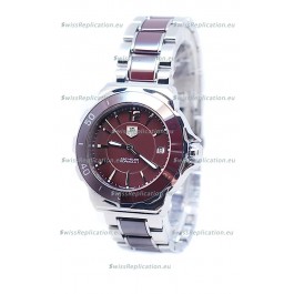 Tag Heuer Formula 1 Quartz Brown Ceramic Bezel Steel Watch