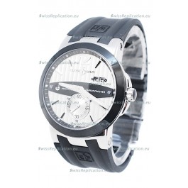 Ulysse Nardin Executive Dual Time Steel Black Watch