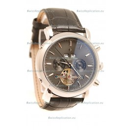 Vacheron Constantin Malte Tourbillon Japanese Replica Watch in Black Dial