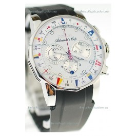 Corum Admirals Cup Chronograph Swiss Replica Watch in Rubber Strap