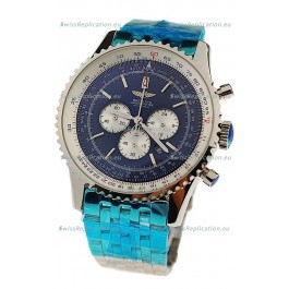 Breitling Navitimer Chronometre Japanese Watch in Steel Strap