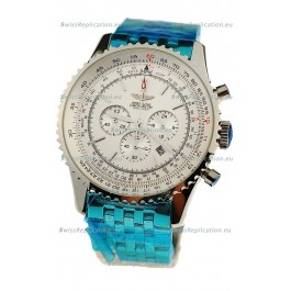 Breitling Navitimer Chronometre Japanese Watch in White Dial