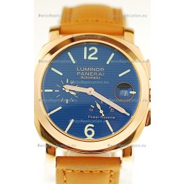 Panerai Luminor Marina Power Reserve Japanese Replica Gold Watch