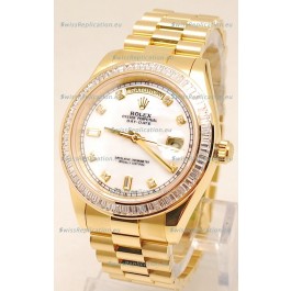 Rolex Day Date II Gold Japanese Replica Watch