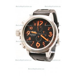 U-Boat Flightdeck Japanese Replica Watch in Orange Markers