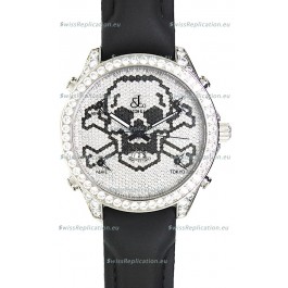Jacob & Co. The Five Time Zone Skeleton Swiss Replica Watch in Diamonds