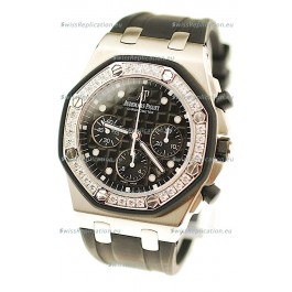 Audemars Piguet Royal Oak Offshore Alinghi Limited Edition Swiss Replica Watch in Diamond Bezel
