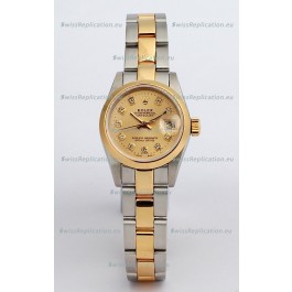 Rolex DateJust Two Tone Lady's Replica Watch