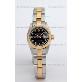 Rolex DateJust Two Tone Lady's Replica Watch