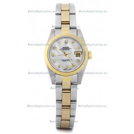 Rolex DateJust Two Tone Lady's Replica Watch