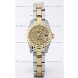 Rolex DateJust Two Tone Lady's Replica Watch