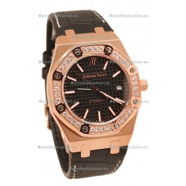 Audemars Piguet Royal Oak 18K Pink Gold Swiss Watch
