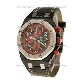 Audemars Piguet Royal Oak Offshore Limited Edition SingaporeGP 2008 Japanese PVD Watch in Black Dial