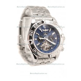Breitling Chronograph Chronometre Replica Watch in Blue Dial