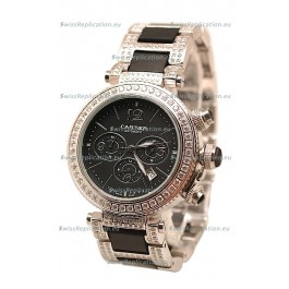 Cartier Pasha Seatimer Swiss Replica Diamonds Watch