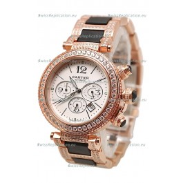 Cartier Pasha Seatimer Swiss Replica Diamonds Watch