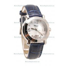 Chopard Happy Sport Ladies Swiss Replica Watch in White Dial