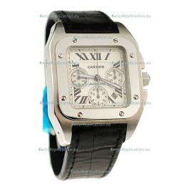 Cartier Santos 100 Swiss Chronograph Watch
