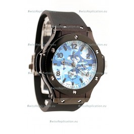 Hublot Big Bang Commando Blue Camouflage Japanese Watch