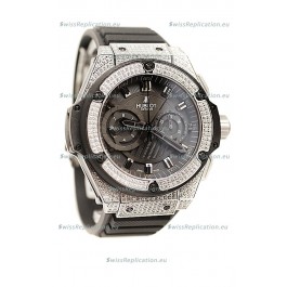 Hublot Gold Big Bang King Power Diamond Swiss Replica Watch