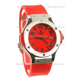 Hublot Big Bang Red Japanese Replica Watch in Swiss Casing