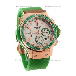 Hublot Gold Big Bang Tutti Frutti Apple Swiss Replica Watch