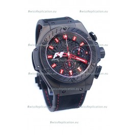 Hublot Big Bang F1 Edition King Power Swiss Replica Black Ceramic Watch